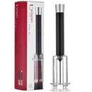 Wine opener with air pump