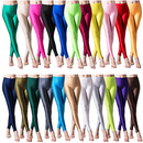 TrendyWorld™ metalse läikega venivad leggingsid kõrge vöökohaga.