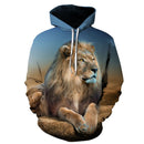 Trendy™ Väga lahedad 3D-lõvipiltidega pusad naistele ja meestele