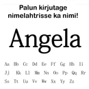 TopFashion™ tee ise personaalsed nimega kõrvarõngad