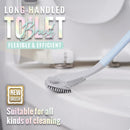 Long Handle Toilet Cleaning Brush ,Silicone Toilet Brushes for Bathroom,Toilet Cleaning Brush,Bendable Silicone Brush Head