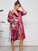 MyFitLingerie™ Satiinist hommikumantel S-4XL