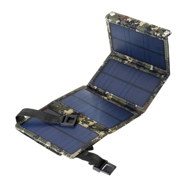 SolarPower™ Kokkuvolditav päikesepaneel USB-seadmete laadimiseks