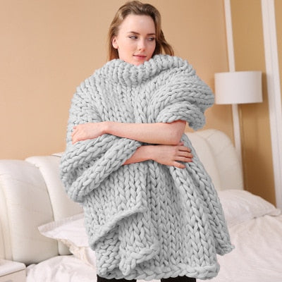 Cuddle™ Käsitööna valmistatud kvaliteetne kootud tekk. Postikuluta!